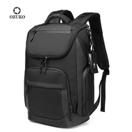 C57g ozuko New Style Backpack Business Waterproof Computer Bag Men Large Capacity Outdoor Travel Sports Backpack