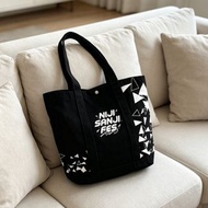 日本 Nijisanji 黑色帆布 Niji Fes 2023 側咩袋
