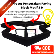 Cetakan Paving Blok 3d Motif 3 Dimensi Ukuran 55 CM Diy Paving 3D