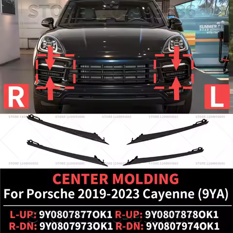 Cayenne Front Center Molding For Porsche 2019 2020 2021 2022 2023 Cayenne (9YA) Front Center Molding