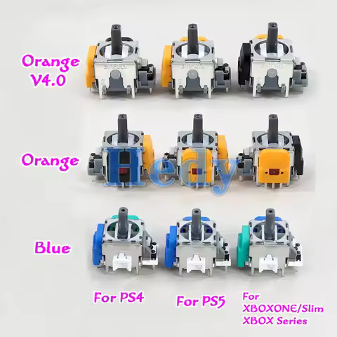 1PC For Hall Effect 3D Joystick Rocker Module Controller For PS4 Analog Sensor For PS5 XBOXONE Slim 