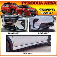 PERODUA ATIVA GEAR UP V2 STYLE FULLSET BODYKIT (GU V2) ATIVA OEM BODYKIT GEAR UP V2 FRONT SKIRT SIDE