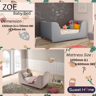 [ READY STOCK ] Dreamland Baby Bed - Toddler Crib with Eco-Friendly Materials and Easy Assembly / Mattress Size 60 x 120