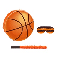 Basketball Pinata with Blindfold Bat And Confetti Basketball Theme Party Supplies for Kids Adults Sp