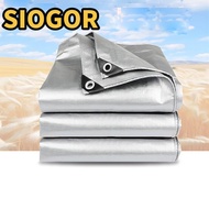 SIOGOR PE Tarpaulin, Outdoor Awning Boat Car Truck Canopys Awnings Rainproof Cloth, Sun Shade Campin
