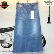 SPAN JEANS SKIRT JEANS SKIRT /Wanita JEANS SKIRT /POLOS / UMBRELLA JEANS SKIRT LONG JEANS SKIRT Z PL