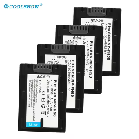 NP-FH50 1050mAh Battery for SONY Alpha DSLR A230 A330 A380 DSC-HX1 HX200 NPFH50 NP FH50 FH40 FH30 FH