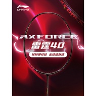 2024 Li Ning Axforce 40 Badminton Racket Offensive 3U/4U All Carbon Fiber Attack and Defense, Match 