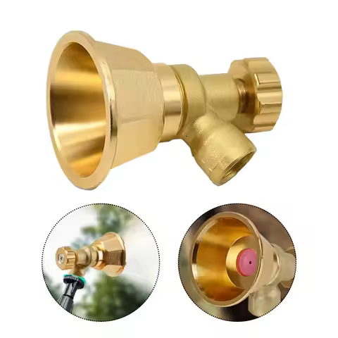 Agricultural Atomization Nozzle Sprayer Nozzle Aluminum Gold Sprayer Nozzle Adjustable High Pressure