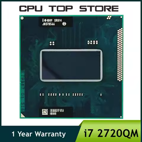 Intel Core i7 2720QM SR014 2.2GHz 4-Core 8-Thread notebook Laptop Processor LGA G2 / rPGA988B