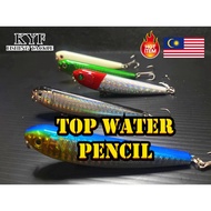 TOP WATER PENCIL 8.5cm 9g FISHING LURE CASTING TOP LURE TOMAN HARUAN PB K006