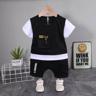 Summer New Baby Girl Clothes Infant Boys Clothing Children C Set Other Material 100% Suitable for 15