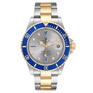 Rolex Rolex Submariner 'Serti' Dial (Reference 16613). A yellow gold stainless steel diamond and gem