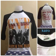 Tshirt Band Guns N Roses 3Q +