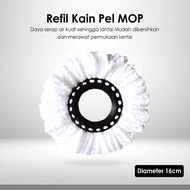 Order Refill Floor Mop Spin Mop Round REFILL Microfiber Super Mop/REFILL Spin Mop Automatic Wash Diamete16 cm REFILL Pell Magic/C5A1 REFILL