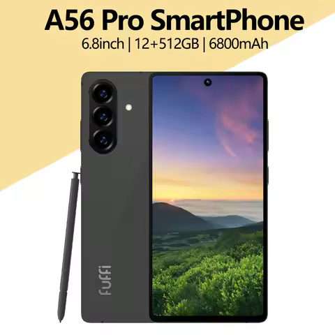 Global Version A56 Pro Smartphone Android,6.8 inch,12GB RAM,512GB ROM,Dual SIM,Mobile phone,Google P