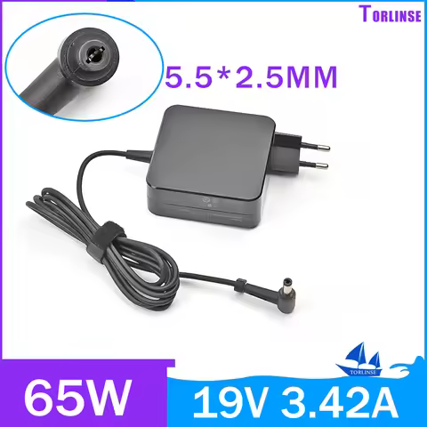 19V 3.42A 5.5x2.5mm 65W AC Laptop Adapter Charger for Asus X401A X550C A450C Y481 X501LA X551C V85 A