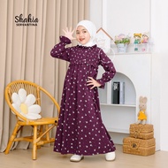 Shahia Servantina - Camelia Dress Crincle Gamis Couple Mother & Daughter Baju Raya Budak Perempuan