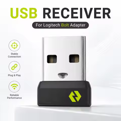 USB Receiver For Logitech Bolt Adapter - Multi Device Receiver For MX Keys Mini, POP Keys Keyboard /