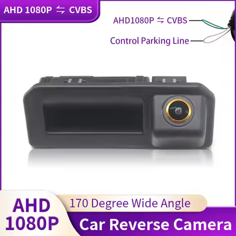 AHD 1080P Trunk Handle Rear View Reversing Camera for Audi Q2 Q2L Q5L A5 Skoda Karoq KODIAQ Polo Bor