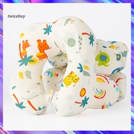 [TY] Ergonomic U-shaped Pillow Comfortable Touch U-shaped Pillow Cartoon Print Memory Foam Neck Pillow for Kids Travel Support Cushion for Car Airplane Train Ergonomic U-shape