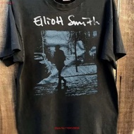 Elliott Smith's Rock Concert Black Short Sleeve Shirt KV36349 Vintage Style Slightly Flexible