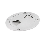 Stainless Round Non Slip Inspection Hatch Deck Plate with Detachable Boat Accessories Cover for Mari