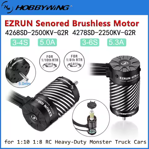 HOBBYWING 1:10 1:8 RC Buggy Car EZRUN Senored Brushless 4278 2250KV 4268 2500KV G2R Motor 3-6S for R