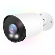 Real HD 4K 8MP PoE IP Bullet Camera for IP Camera NVR System, Outdoor, 2.8mm Wide Angle, 65ft IR Nig