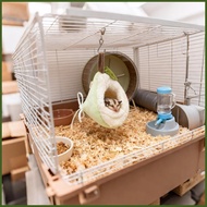 Chinchilla Hammock with Hook House Funny Decor Pet Hammock Sugar Glider Cage Accessories for Chinchi