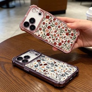 Vintage Flower Electroplated Case For Googel PIXEL 10 9 8 Pro 9A 8A 7A PIXEL10 PIXEL9 PIXEL8 5G    S