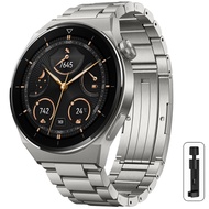 สายโซ่ไทเทเนียมอัลลอยสุดหรูสำหรับนาฬิกา Huawei GT3 Pro 3 GT3 46มม. สายข้อมือโลหะ22มม. สายรัดอเนกประสงค์สำหรับ Samsung Galaxy Watch 3 45มม. /Huami Amazfit GTR2