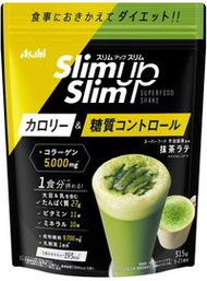 朝日Asahi Slim Up 膠原蛋白奶昔代餐 抹茶拿鐵 315G