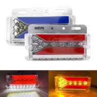 2x 24V Truck Trailer Side Marker Light LED Dynamic Turn Signal Tractor Clearance Light Warning Lamp Red  Amber Blue Gree