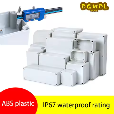 IP67 Electronic Plastic Box Project Box for Outdoor ABS Electrical Projects Electronic Enclosure Out