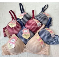 ART Q62D Women's Underwire Foam Bra Polka Dot Pattern Cup A Hook 2 Size 34 36 38 4