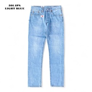 ETERNITY - Straight Fit Washed Ocean Blue Men's Regular Jeans - Men's Long Jeans