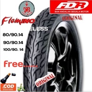 TUBELESS TIRE FDR FLEMINO (80/90.14 / 90/90.14 100/90.14) FREE PENTIL