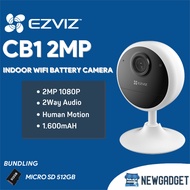 EZVIZ CB1 2MP 1080P USB TYPE-C AUDIO SMART BATTERY INDOOR WIFI CAMERA FREE MICRO SD 512GB