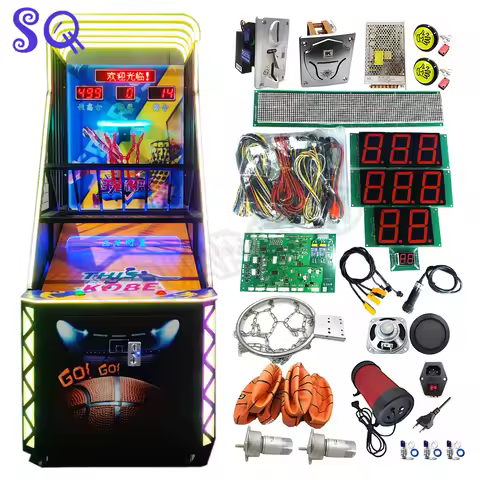 Arcade Joystick Cyclone Basketball Machine Kit Simulator Kit With Motherboard Controller For Coin Op