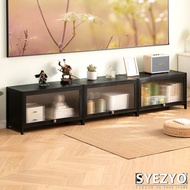 Syzzyo TV Cabinet Simple Bamboo Living Room TV Cabinet Console Teal 160cm Retractable Model Storage 