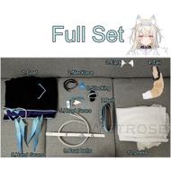 Wetrose Virtual Hololive Vtuber Fuwawa Mococo Abyssgard Cosplay Costume Gothic Style Anime Female Ch