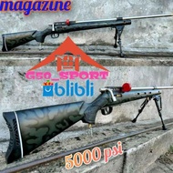 MAINAN PCP SENAPAN ANGIN LUGER MAGAZINE 5000 PSI TERMURAH ASLI