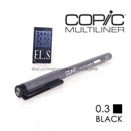 Copic Multiliner 0.3 Black