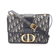 【二手】迪奧 (Dior) 30 MONTAIGNE Oblique 提花單肩背包 M9203UTZQ_M928 海軍藍帆布皮革 Oblique 30 Montaigne 包