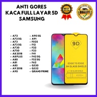 LAYAR TEMPERED GLASS 5D - FULL SCREEN - SAMSUNG A72-A72 5G-A73-A73 5G-A730-A750-A8 2018-A8 PLUS-A80-