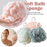Bath Ball Shower Scrub Exfoliating Body Sponge Loofah Lather Puff Soap O8g7