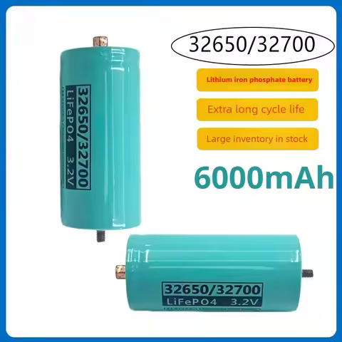 32650/32700 6000mAh 3.2V Lifepo4 Rechargeable Battery Professional Lithium Iron Phosphate Power Batt