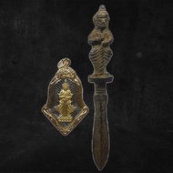 REAL POWER THAO WESSUWAN MITMOR EXORCIST HEALING PREVENT DARK SORCERY ATTRACT WEALTH RARE OLD THAI B