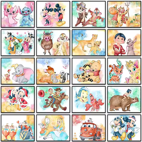 5D DIY Diamond Painting halloween Christmas Disney Mickey Mouse Dumbo Gift Art Full Square&Round mos